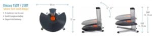 Voetensteun Score Discus 250 – Ergonomiespecialist